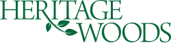 Small Heritage Woods logo green